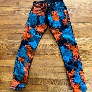 RARE Mauna Kea painted jeans